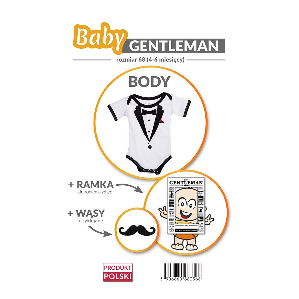 Baby Gentleman - Body - Rozmiar 68