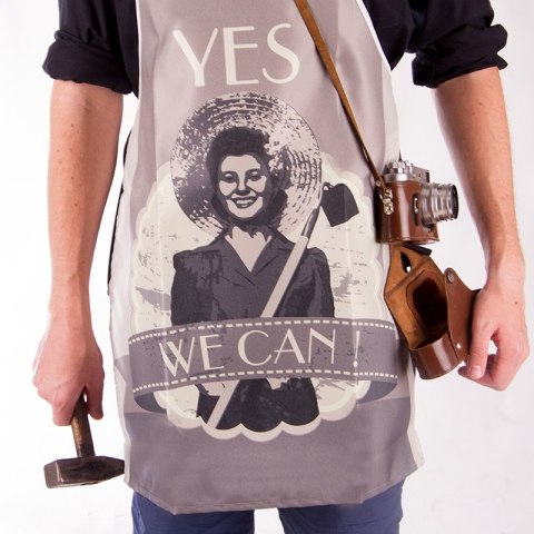 Fartuszek Retro - Yes we can Fartuszek Retro - Yes we can