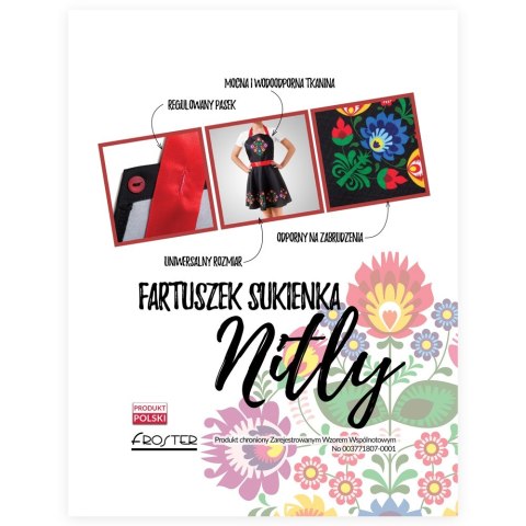 Nitly Folk - Fartuszek Sukienka Nitly Folk - Fartuszek Sukienka