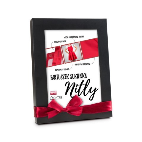 Nitly Red - Fartuszek Sukienka Nitly Red - Fartuszek Sukienka