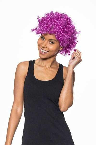 Peruka afro - FIOLETOWA Peruka afro - FIOLETOWA