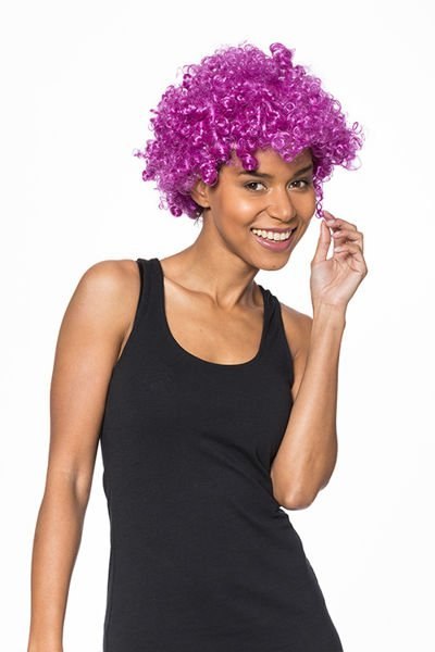 Peruka afro - FIOLETOWA Peruka afro - FIOLETOWA