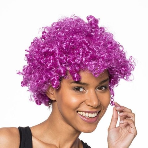 Peruka afro - FIOLETOWA Peruka afro - FIOLETOWA
