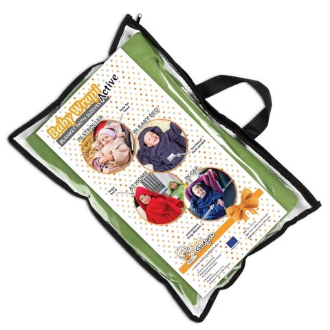 Baby Wrapi Active - Kocyk z rękawami - Grafit Baby Wrapi Active - Kocyk z rękawami - Grafit