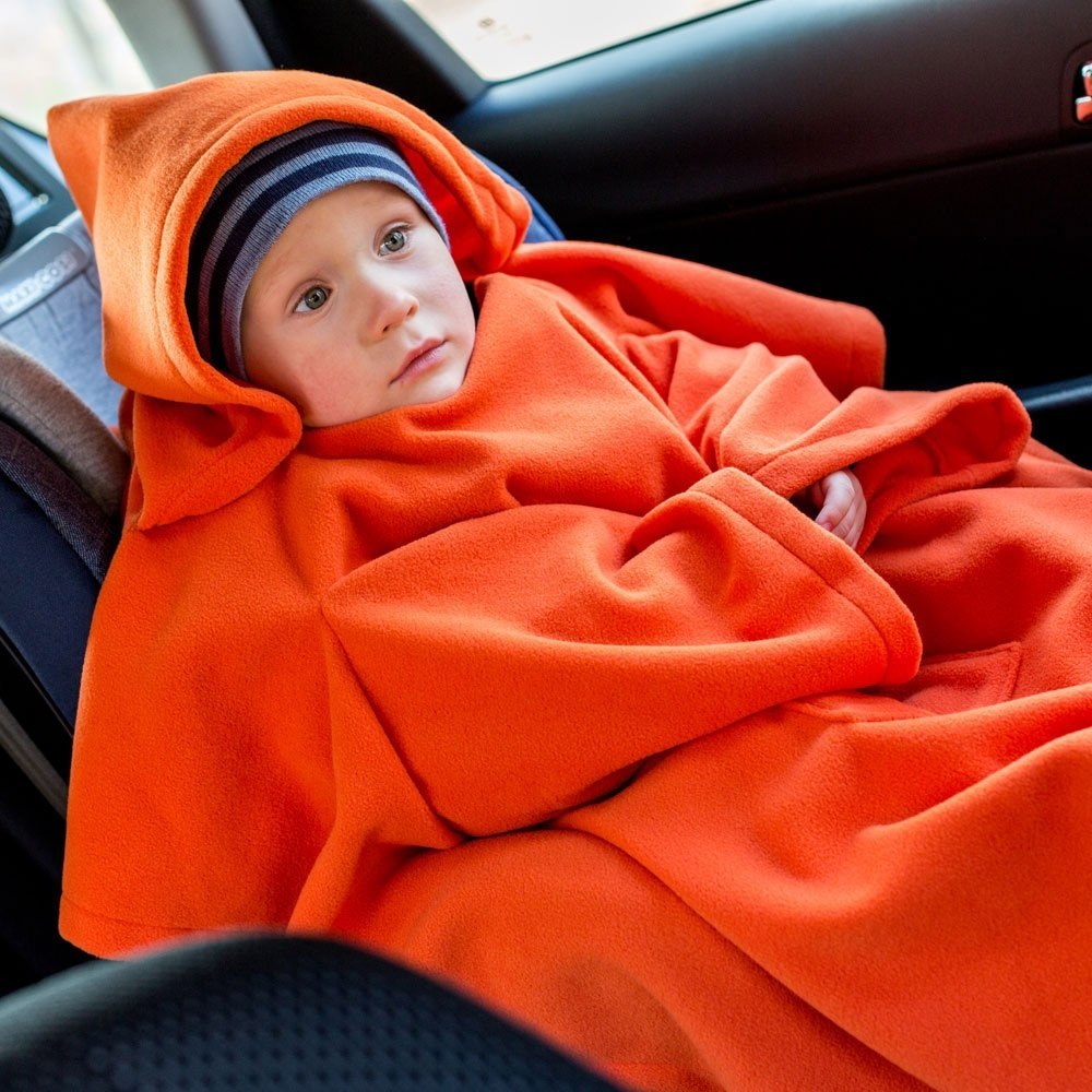 Baby Wrapi Active - Kocyk z rękawami - Rudy Baby Wrapi Active - Kocyk z rękawami - Rudy