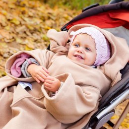 Baby Wrapi Active - Kocyk z rękawami - Toffi