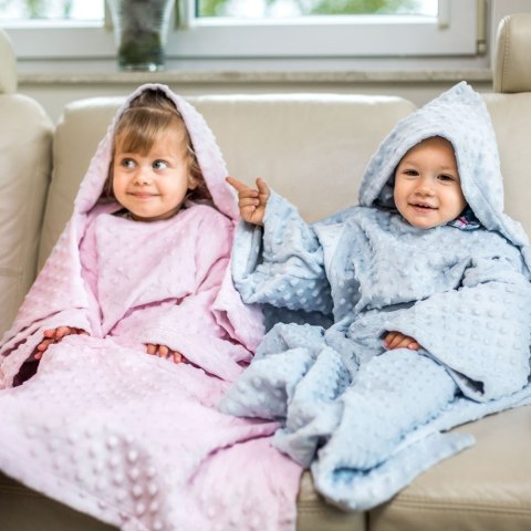 Baby Wrapi - Kocyk z rękawami - Błękitny Baby Wrapi - Kocyk z rękawami - Błękitny