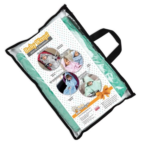 Baby Wrapi - Kocyk z rękawami - Błękitny Baby Wrapi - Kocyk z rękawami - Błękitny