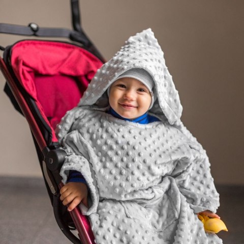 Baby Wrapi - Kocyk z rękawami - Szary Baby Wrapi - Kocyk z rękawami - Szary