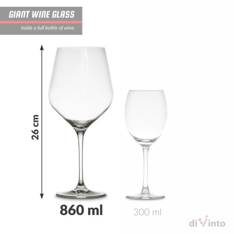 Gigantyczny Kieliszek diVinto, Diamond, dla kobiet Gigantyczny Kieliszek diVinto, Diamond, dla kobiet